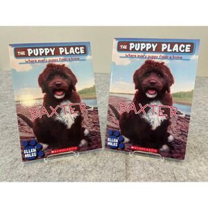 Lot of 2 Baxter by Ellen Miles - Book 19 in Puppy Palace Series